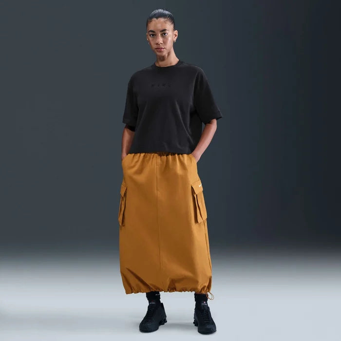 Womens Nike Luxe Crop Boxy Tshirt