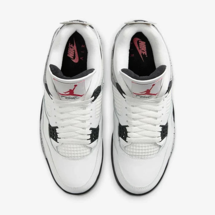 Mens Air Jordan 4 OG RMSTD White Cement Shoe