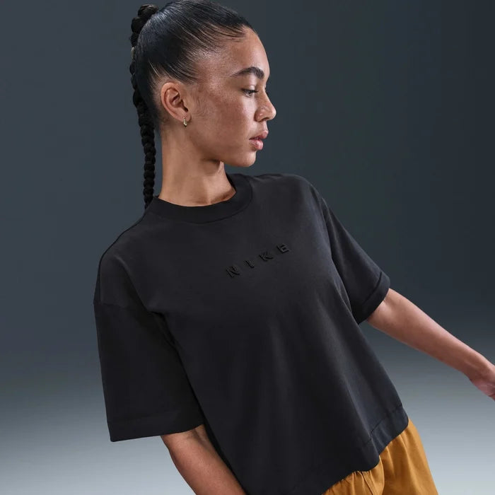 Womens Nike Luxe Crop Boxy Tshirt