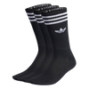 3 Pack Solid Crew Socks