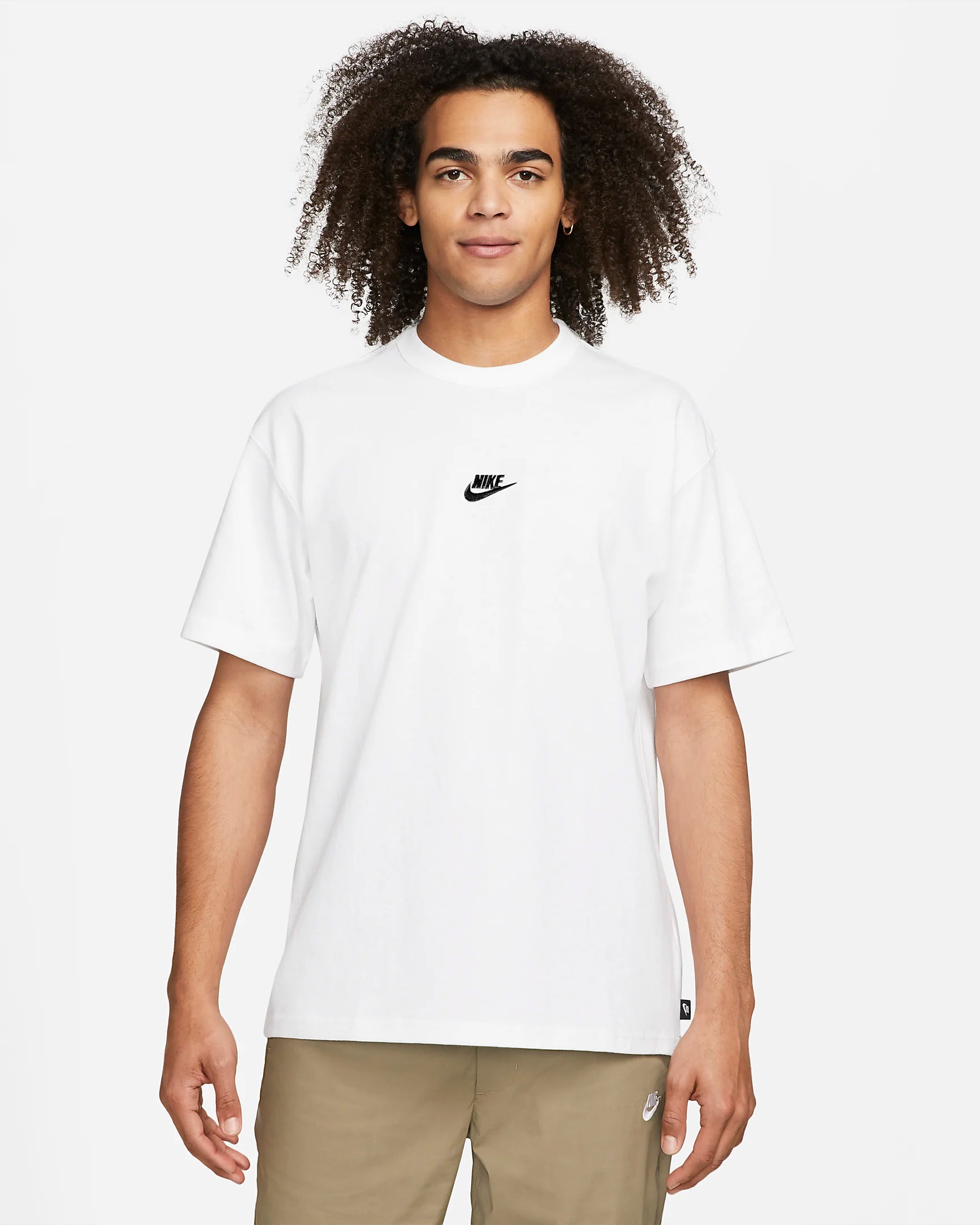 Mens Sportswear Club Printed Swoosh Short Sleeve T-Shirt