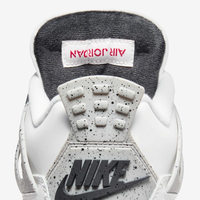 Mens Air Jordan 4 OG RMSTD White Cement Shoe