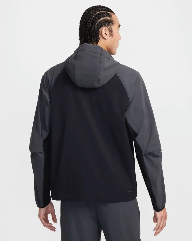 Mens Tech Woven Full Zip Hooded Jacket