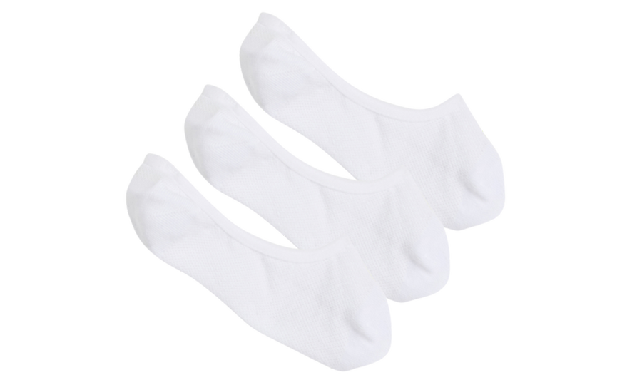 FOOTIES - 3 PACK WHITE
