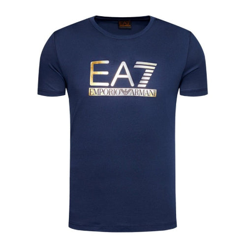 Mens Gold Label Logo Short Sleeve T-Shirt
