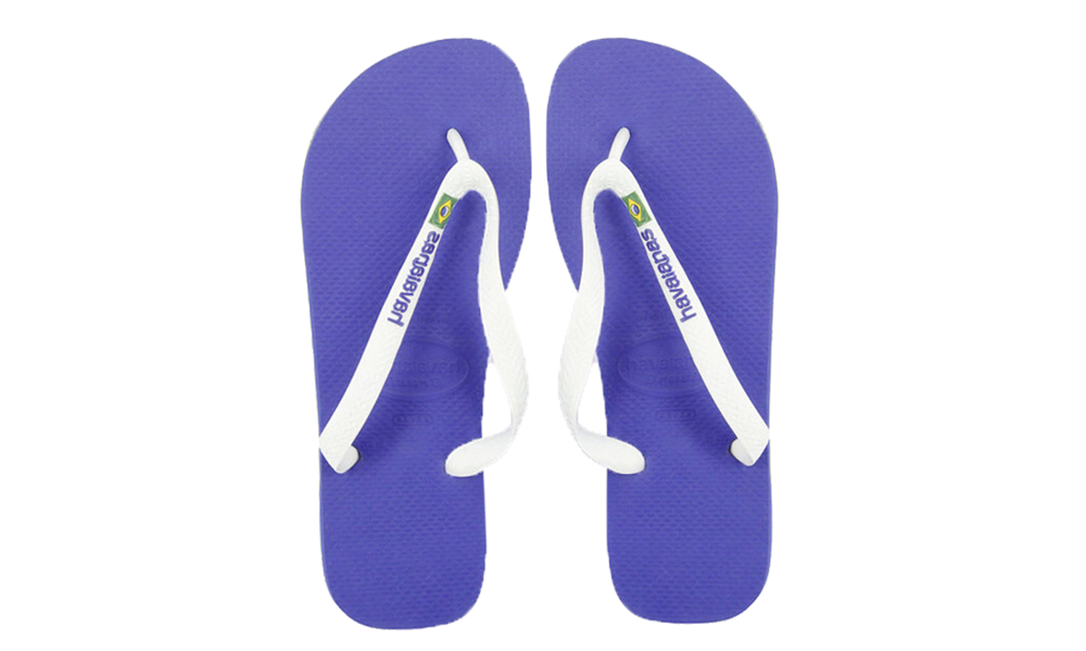 Mens Brazil Logo Flip Flop