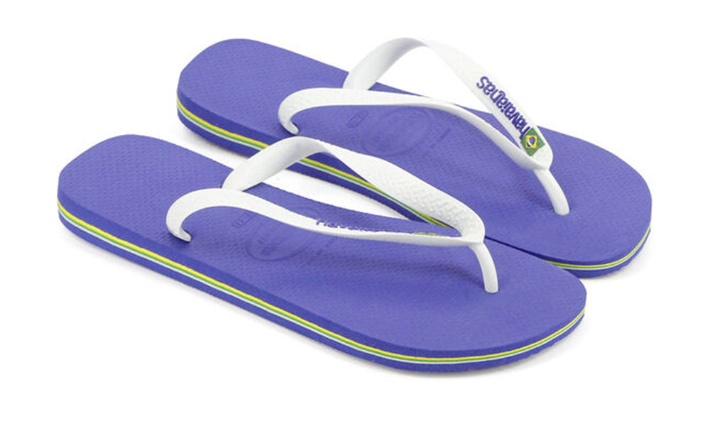 Mens Brazil Logo Flip Flop