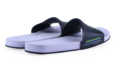 SLIDE BRASIL WHITE BLACK