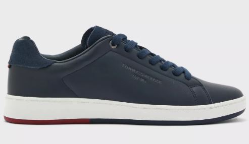 Mens Retro Tennis Cupsole Leather Shoe