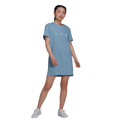 Womens Adicolor Trefoil Application Tee Dress
