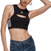 Womens Sleeveless Crop Tank