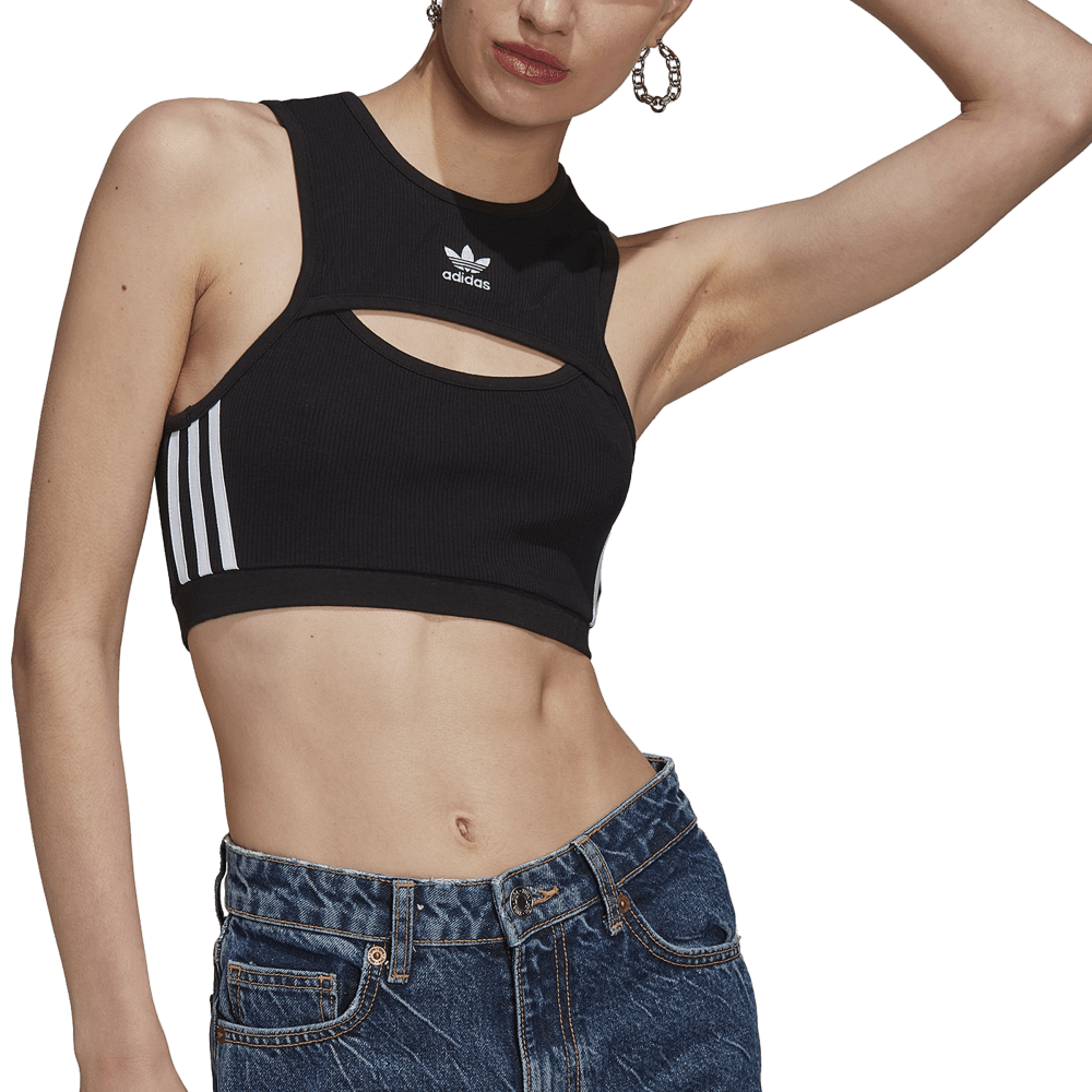 Womens Sleeveless Crop Tank