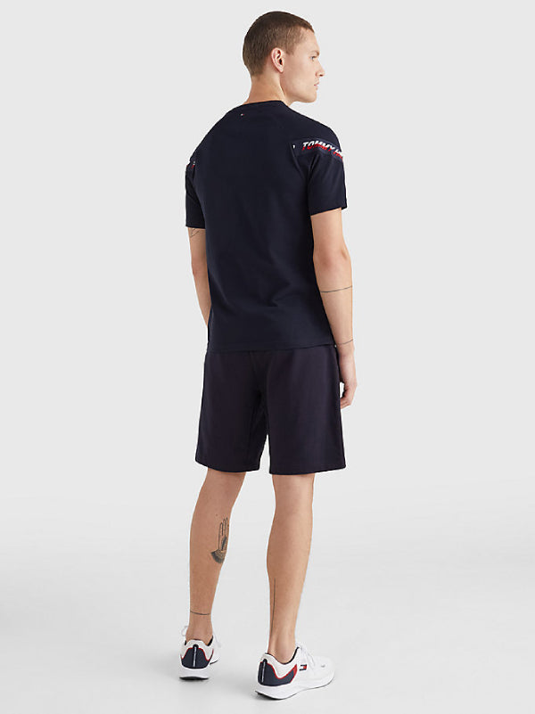 Mens Tape Short Sleeve T-shirt