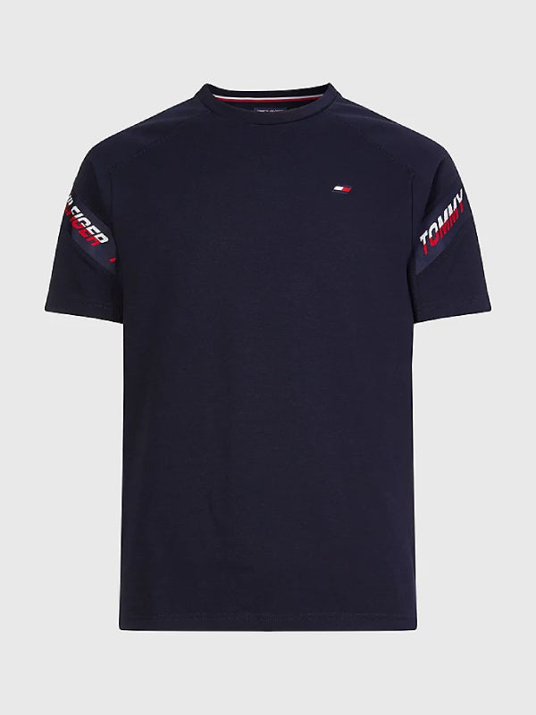 Mens Tape Short Sleeve T-shirt