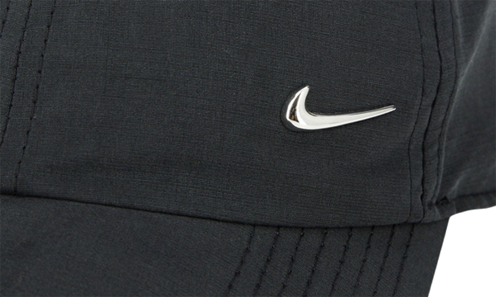 METAL SWOOSH CAP BLACK