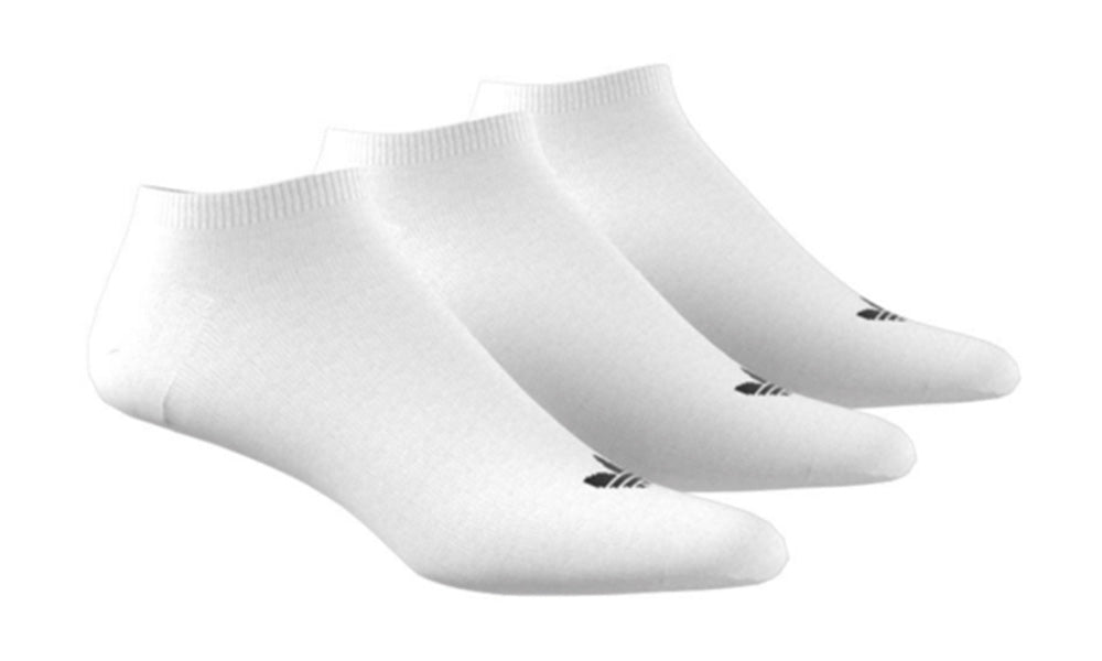 TREFOIL LINER SOCKS 3 PACK WHITE