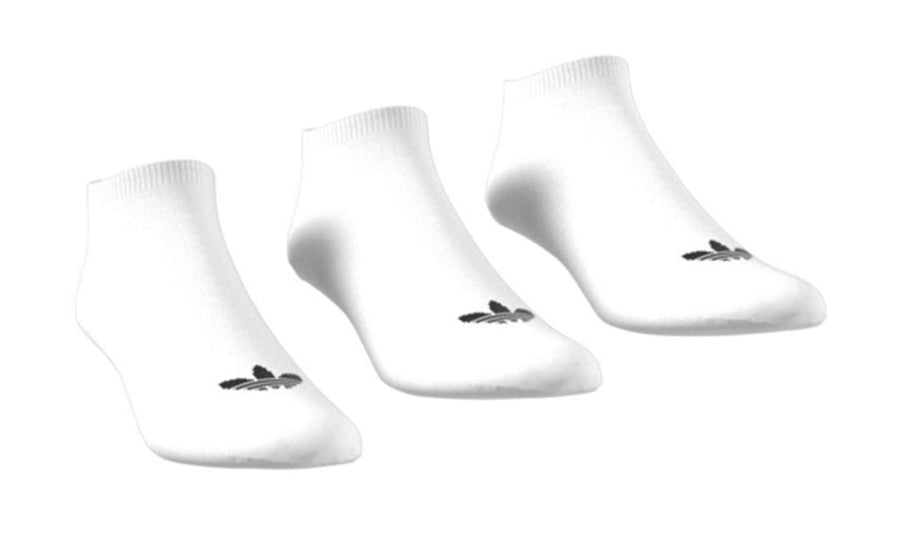TREFOIL LINER SOCKS 3 PACK WHITE