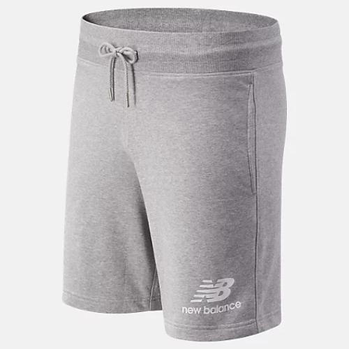 Mens Essentials Stacked Logo Short