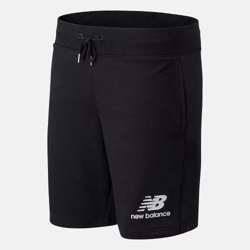 Mens Essentials Stacked Logo Short