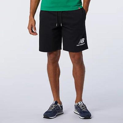 Mens Essentials Stacked Logo Short