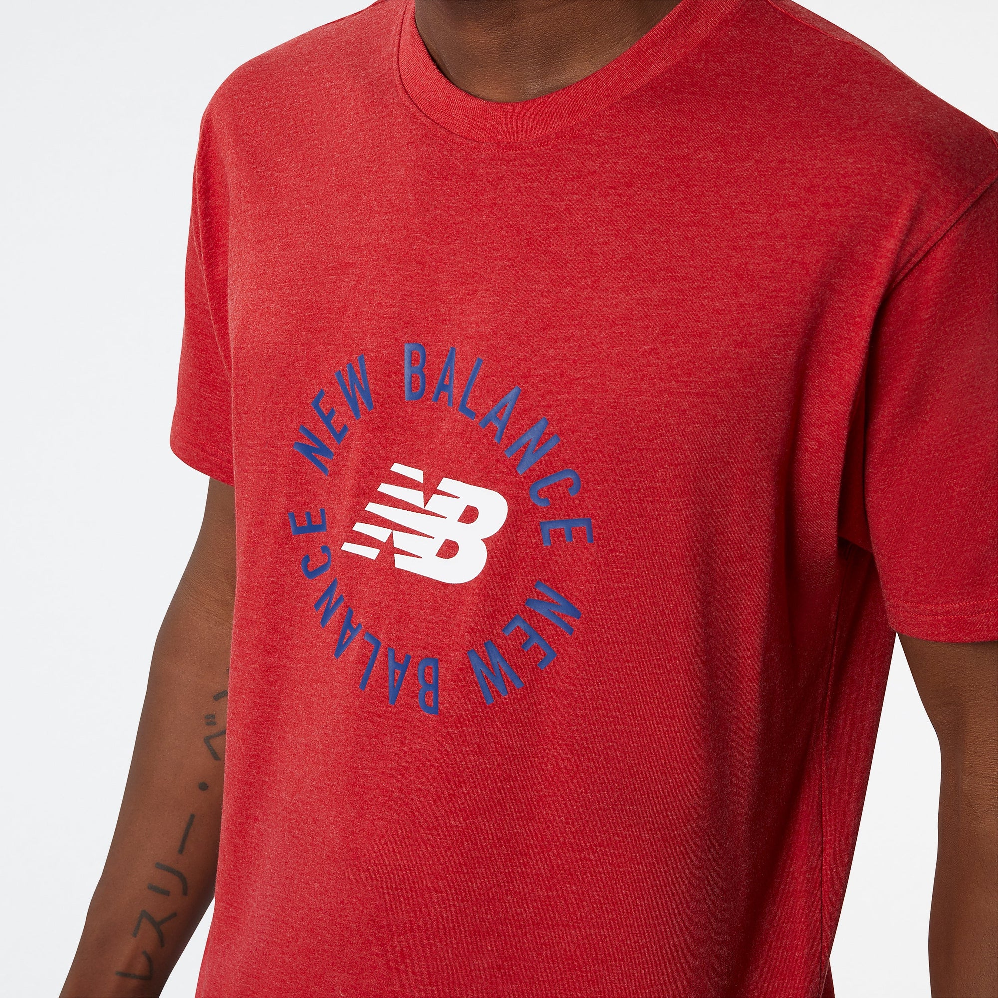 Mens NB Sport Circular Graphic Short Sleeve T-Shirt